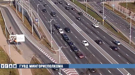 Массовое ДТП в Минске: из-за несоблюдения дистанции столкнулись восемь автомобилей