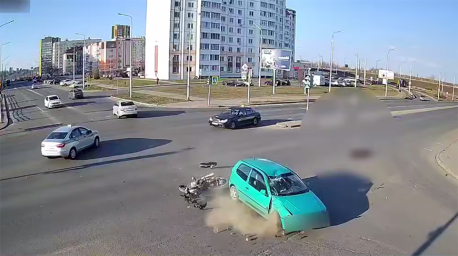 ДТП в Могилеве с участием мотоциклиста: пострадавший в больнице