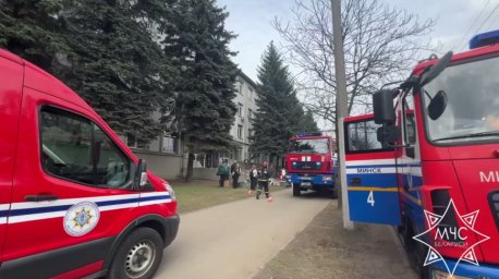 Спасатели потушили возгорание в институте НАН в Минске