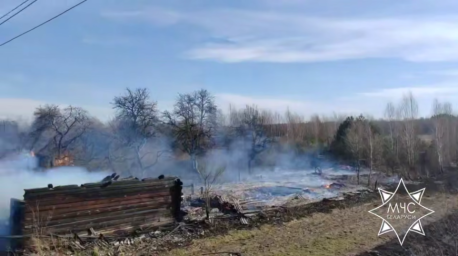 Спасатели ликвидировали пожар в Ивьевском районе