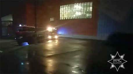 Автоматическая система остановила пожар в торговом центре в Минском районе