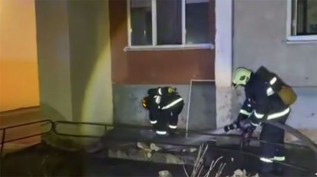 Отец и сын спасены при пожаре в Новополоцке