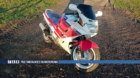 В Ветковском районе нетрезвый мотоциклист попал в ДТП, пострадал пассажир