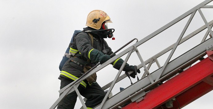 В Витебске при пожаре в жилом доме эвакуировали 10 человек