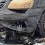 В Минске на пр.Победителей горел легковой автомобиль