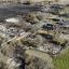 В Щучинском районе более 20 домов сгорело из-за пала сухой травы 18