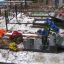 Вандал повредил более 20 надгробий на кладбище в Крупском районе