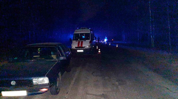 В Жлобинском районе пешехода сбили две иномарки, мужчина погиб