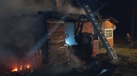 В Браславском районе при пожаре погиб мужчина