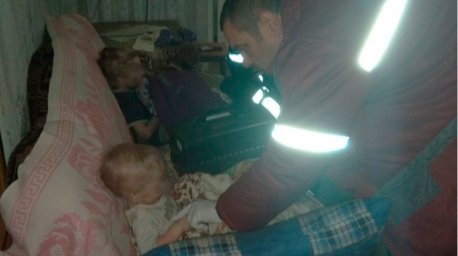 Двое детей пострадали при пожаре в Светлогорске