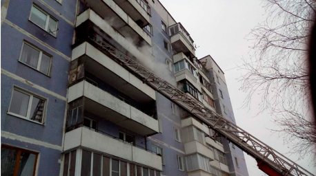 В Витебске горела квартира в многоэтажке