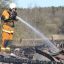 В Щучинском районе более 20 домов сгорело из-за пала сухой травы