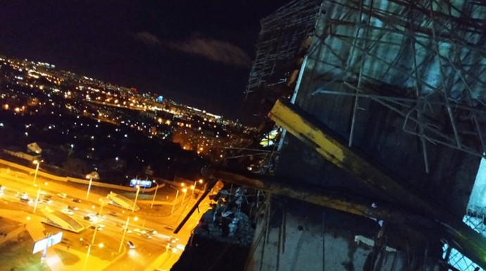В Минске на 19-м этаже строящегося дома обрушилось перекрытие