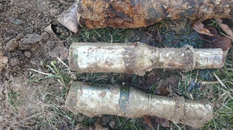 В Орше строители нашли ящик с гранатами времен войны