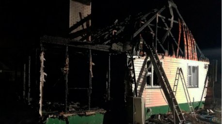 В Ушачском районе сгорел дом, погиб хозяин