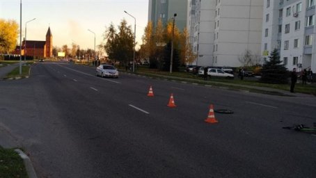 Подросток погиб в ДТП в Жлобине