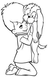 Малыш держит собачку 0