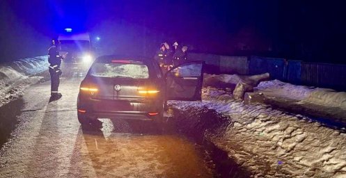 В Калинковичском районе автомобиль наехал на лежавшего на дороге пешехода, он скончался