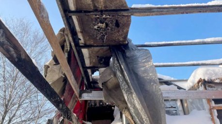 Фура с техникой загорелась на ходу в Петриковском районе. Судебные эксперты назвали причину