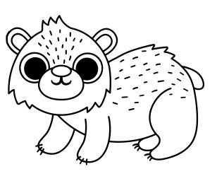 Растрепанный медвежонок