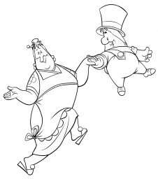 Карлсон и Фрекен Бок танцуют 0