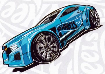 Гонщик Хот Вилс на спуске 1