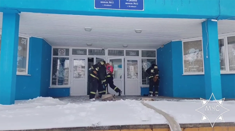 В школе в Жлобине произошло возгорание в обеденном зале столовой