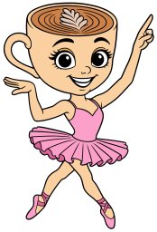 Балерина Капучино танцует 1