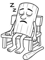 Тун Тун Тун Сахур спит на скамье 0