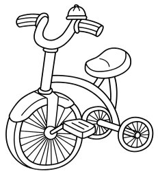 Трехколесный велосипед со звонком 0