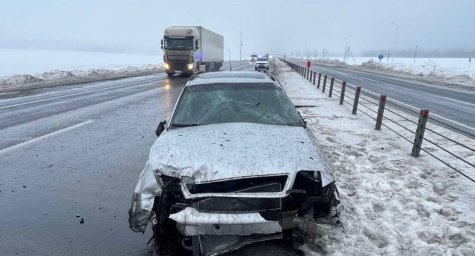 Вышел на трассу и попал под машину: в Пуховичском районе пострадал пешеход 1