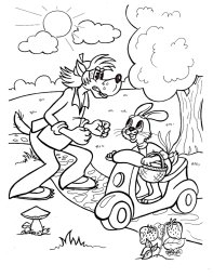 Заяц на мопеде 0