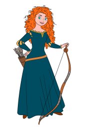 Мерида с луком 1