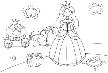 Золушка в пышном платье