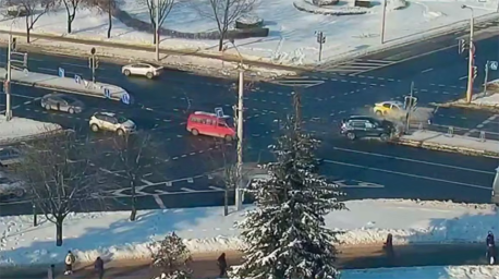 Проезд на красный сигнал светофора стал причиной ДТП в столице