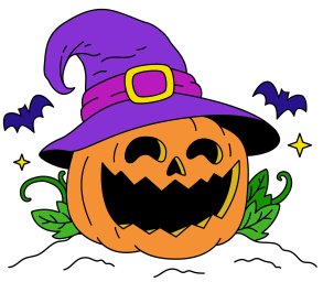 Тыква на хэллоуин 1