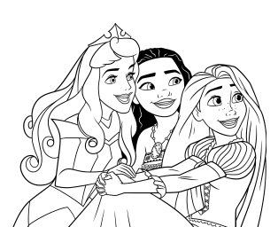 Аврора с подругами 0