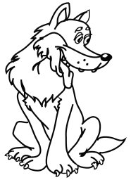 Голодный волк