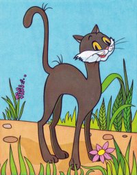 Кот во дворе 1