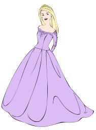 Барби в вечернем платье 1