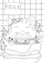 Лисичка купается 0