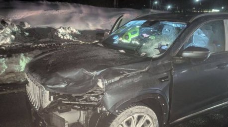 Автомобиль насмерть сбил женщину на трассе М6 в Воложинском районе