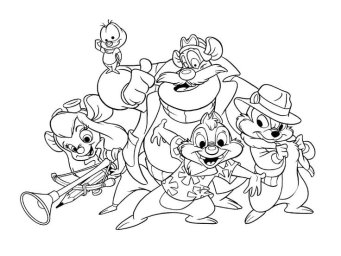 Чип и Дейл спешат на помощь 0