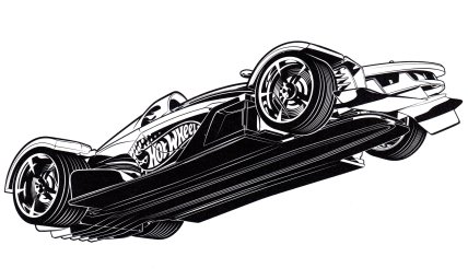 Машина Хот Вилс в воздухе 0