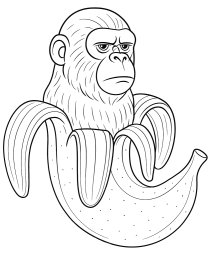 Серьёзный Шимпанзини Бананини 0