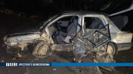 В Брестском районе водитель при обгоне столкнулась с двумя авто