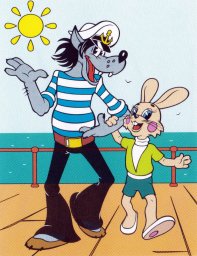 Волк и заяц 1