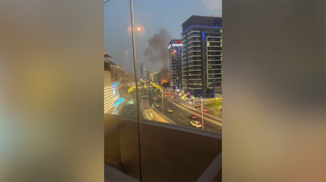 Ракета упала рядом с пятизвездочным отелем Fairmont The Palm в Дубае