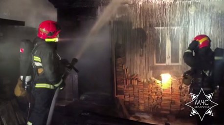 Пожар на территории церкви произошел в Мозыре Пожар на территории церкви произошел в Мозыре