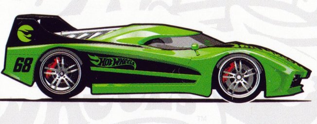 Спорткар Хот Вилс на фоне города 1